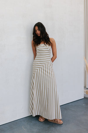 Peytin Dress - Multi Stripe