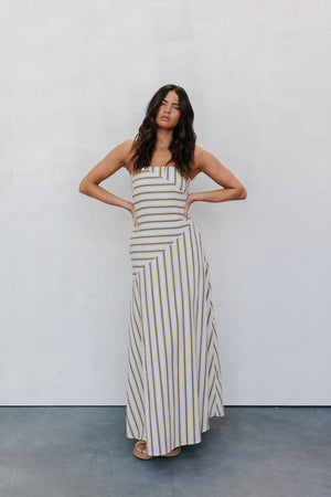 Peytin Dress - Multi Stripe