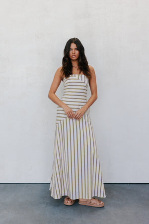 Peytin Dress - Multi Stripe