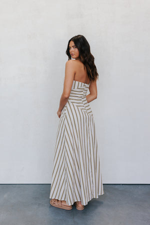 Peytin Dress - Multi Stripe