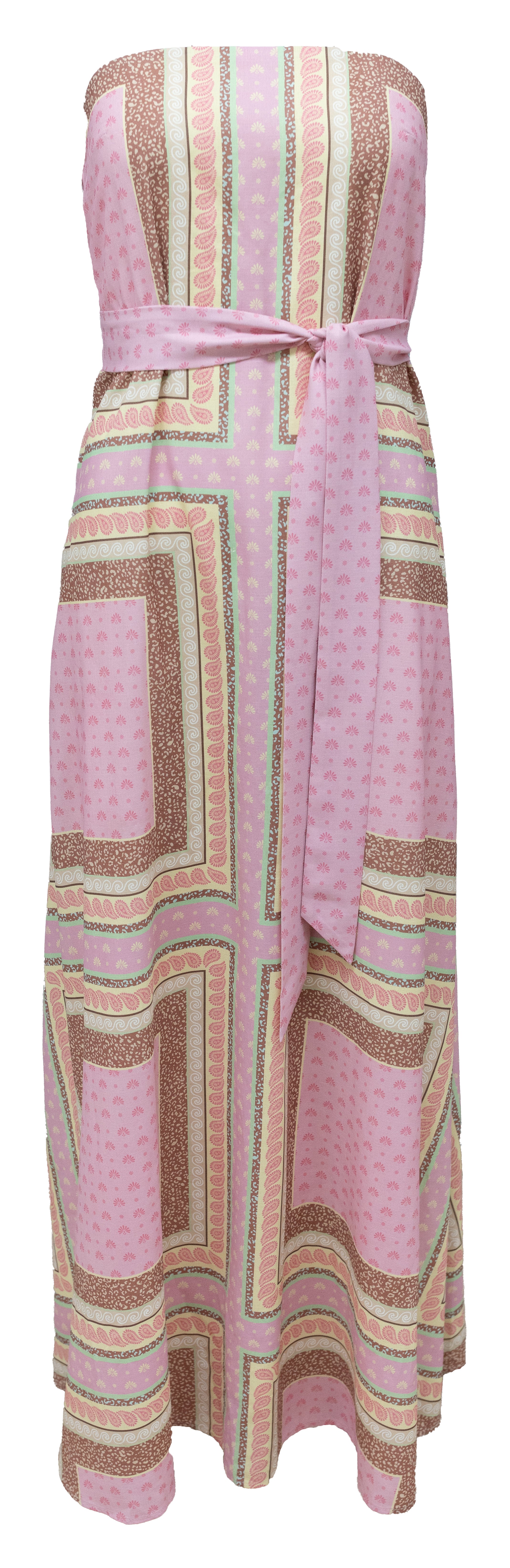 Phoenix Maxi Dress Pink Tile