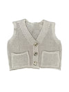 Urielle Knit Vest - Neutral Taupe