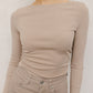 Charlotte Top - Beige