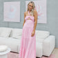 Tameeka Dress - Pink/White