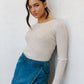 Pita Top - Beige Marle