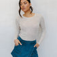 Pita Top - Beige Marle