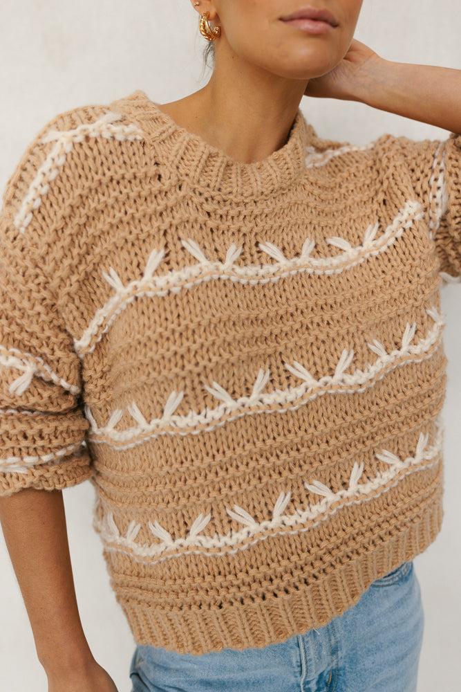 Plume Knit Tan