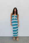 Portside Dress - Ocean Stripe