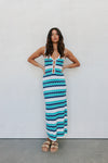 Portside Dress - Ocean Stripe