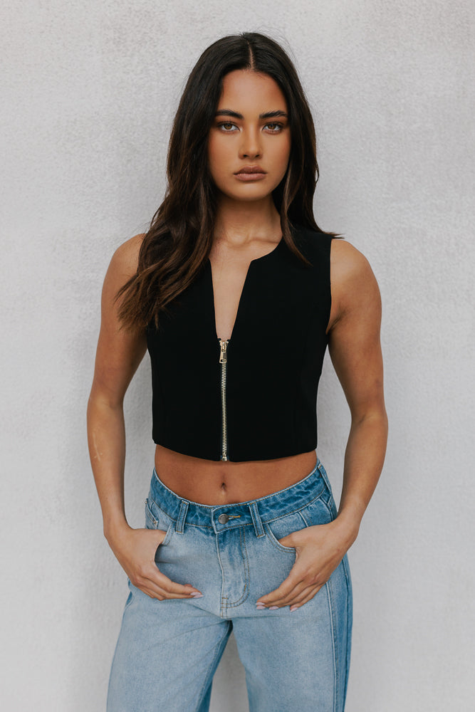Posie Top Black
