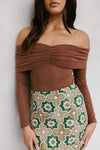 Preslee Skirt - Khaki Tile