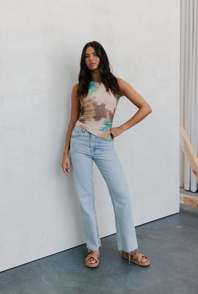 Daycie Top Beige Mist