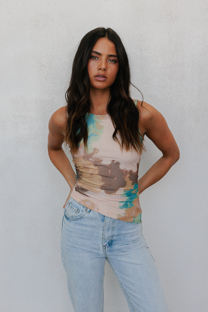 Daycie Top Beige Mist