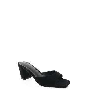 Quinea Heels - Black Suede