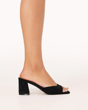 Quinea Heels - Black Suede