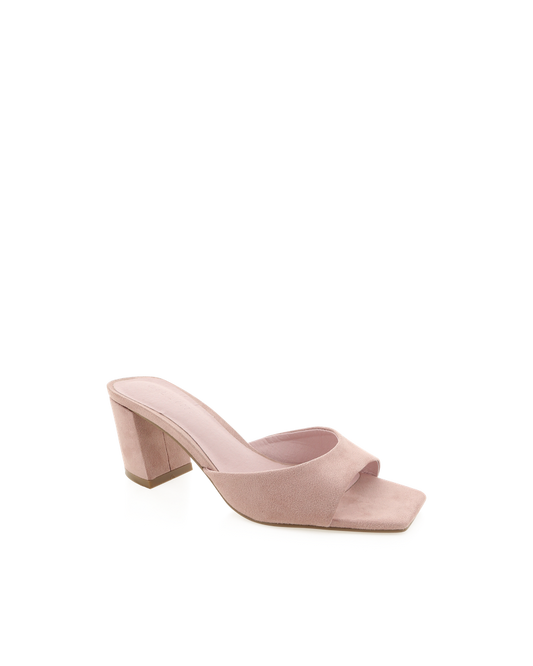 Quinea Heels - Dusty Rose Suede