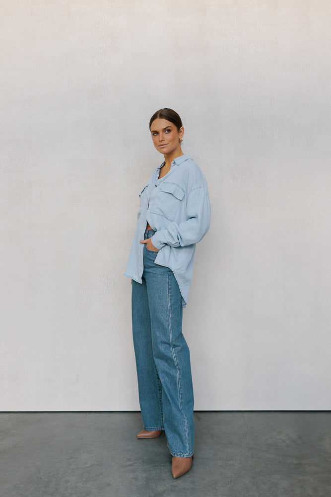Brooke Jeans Mid Blue Denim