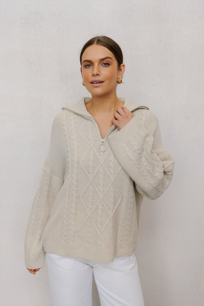 Quilber Jumper - Beige