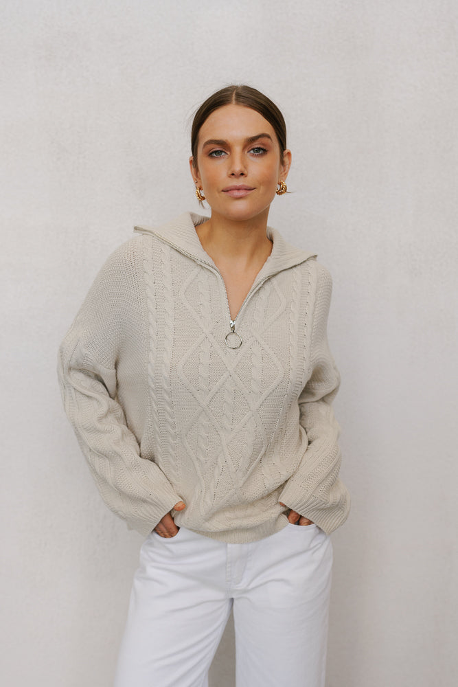 Quilber Jumper - Beige