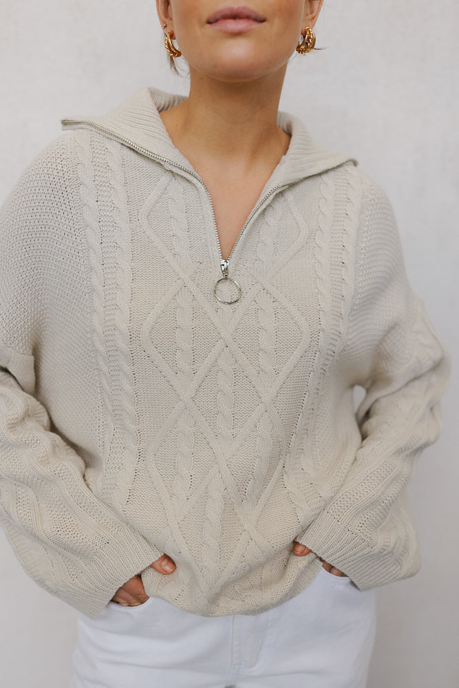 Quilber Jumper - Beige