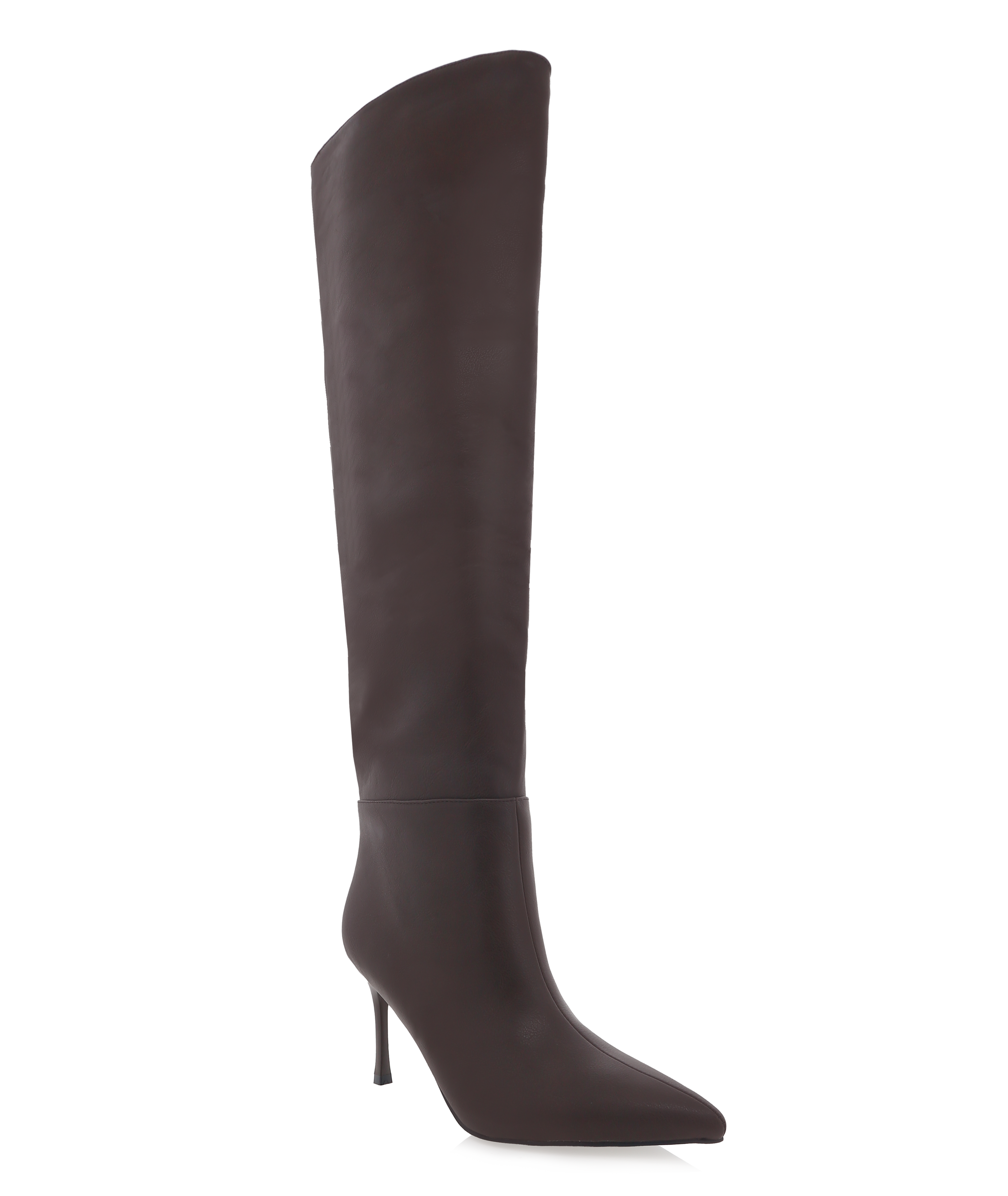 Rosella Knee-high Boots Dark Chocolate