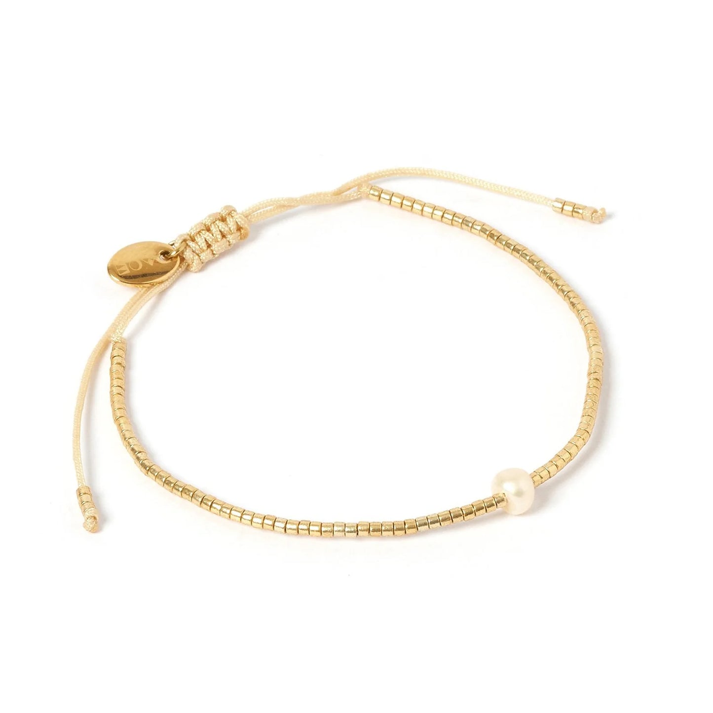 River Pearl Bracelet - Gold/Pearl