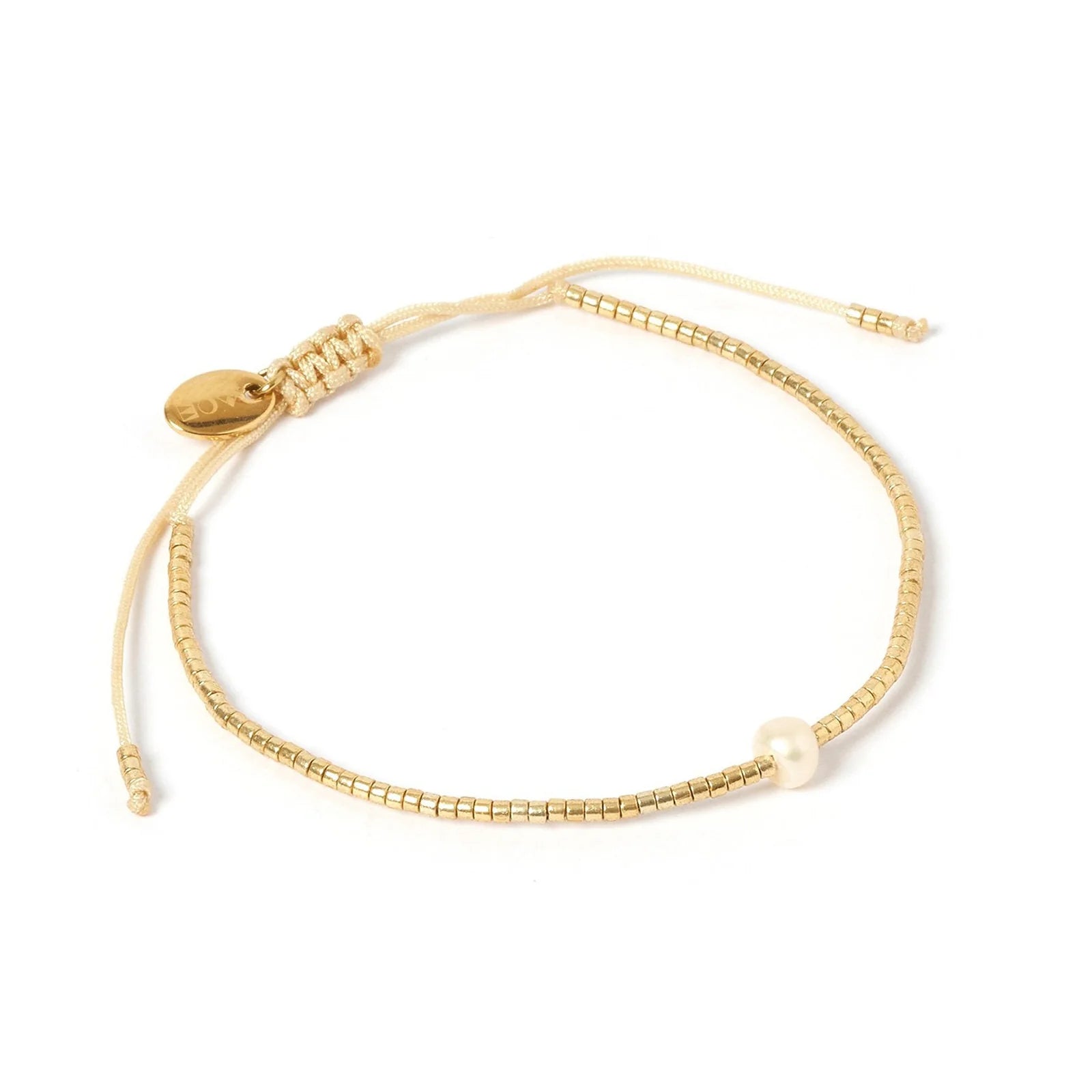 River Pearl Bracelet Gold