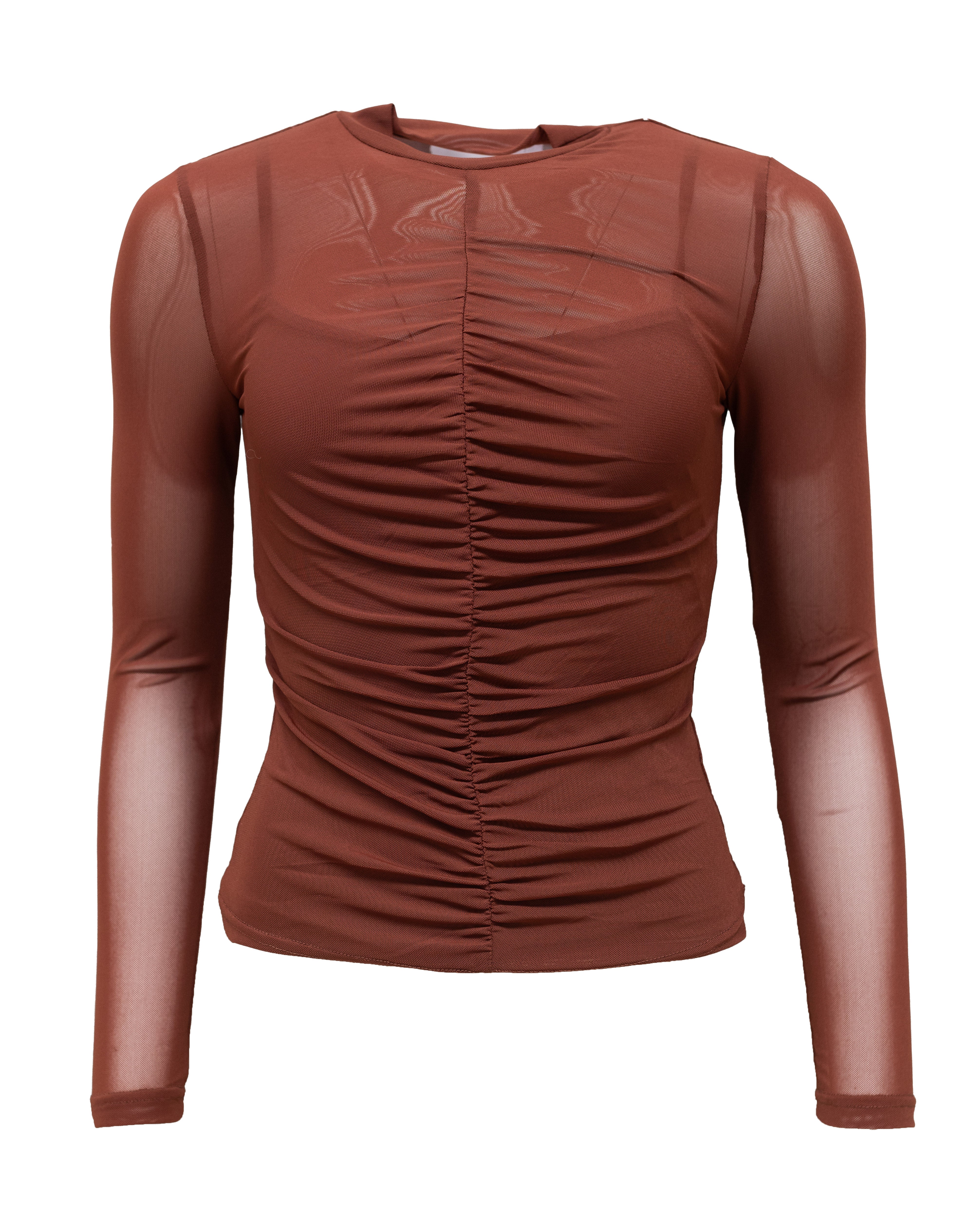 Finn Long Sleeve Top Chocolate