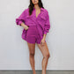 Tutti Knit Shorts - Magenta