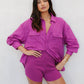 Tutti Knit Shorts - Magenta