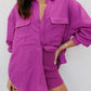 Tutti Knit Shorts - Magenta