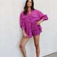 Tutti Knit Shorts - Magenta