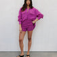 Tutti Knit Shorts - Magenta