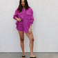 Tutti Knit Shorts - Magenta