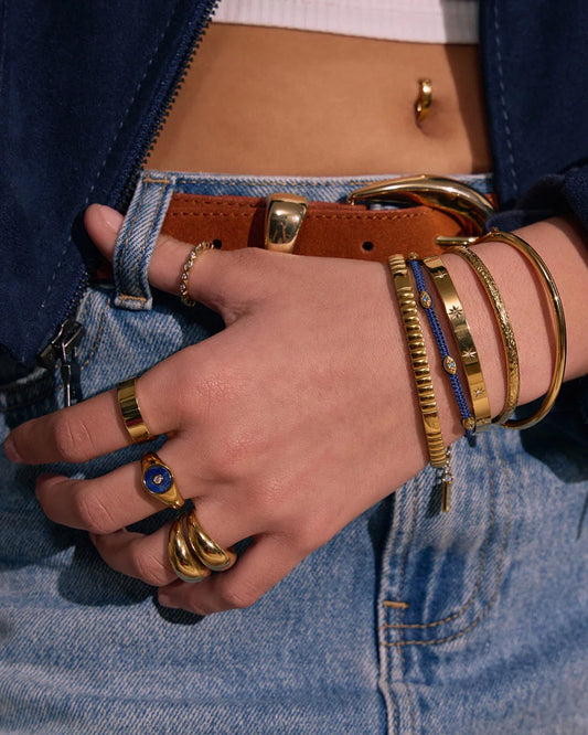 Koda Gold Ring - Lapis