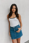 Sara Skirt - Classic Denim