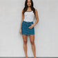 Sara Skirt - Classic Denim