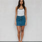 Sara Skirt - Classic Denim