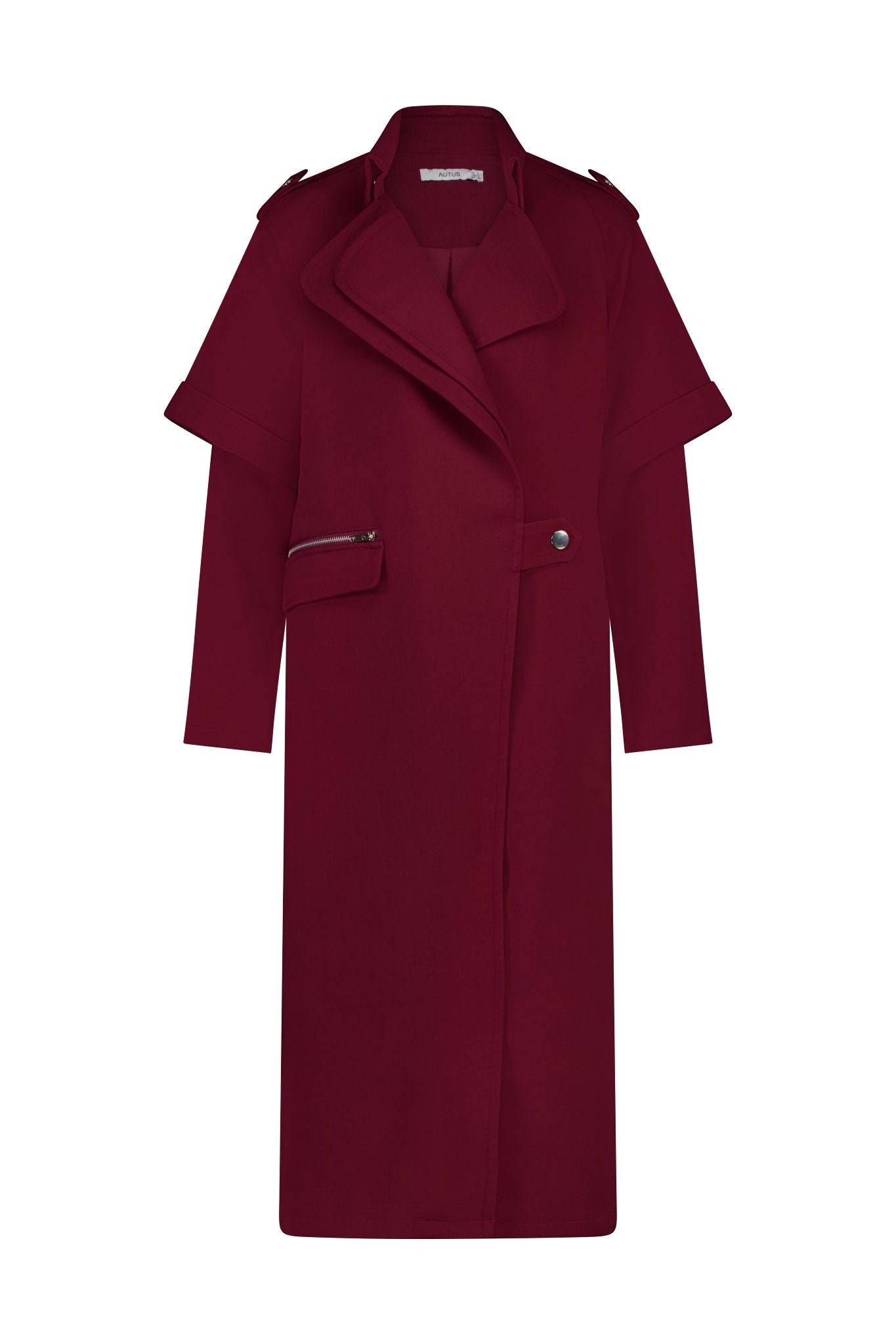 Sarah Trench Coat  Burgundy