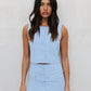 Fenzo Skirt - Cornflower Blue