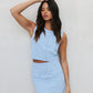 Fenzo Skirt - Cornflower Blue
