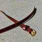 Mara Skinny Belt - Brown