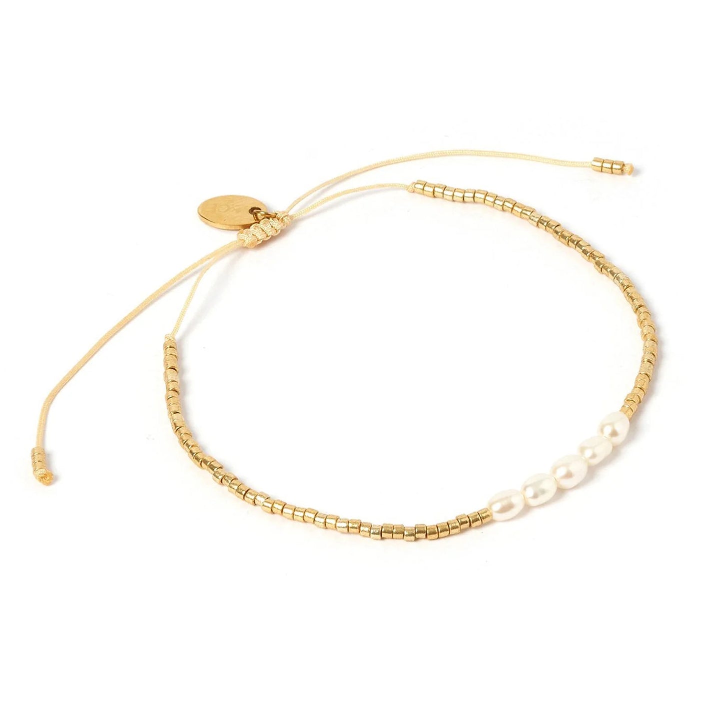 Seline Pearl Bracelet - Gold/Pearl