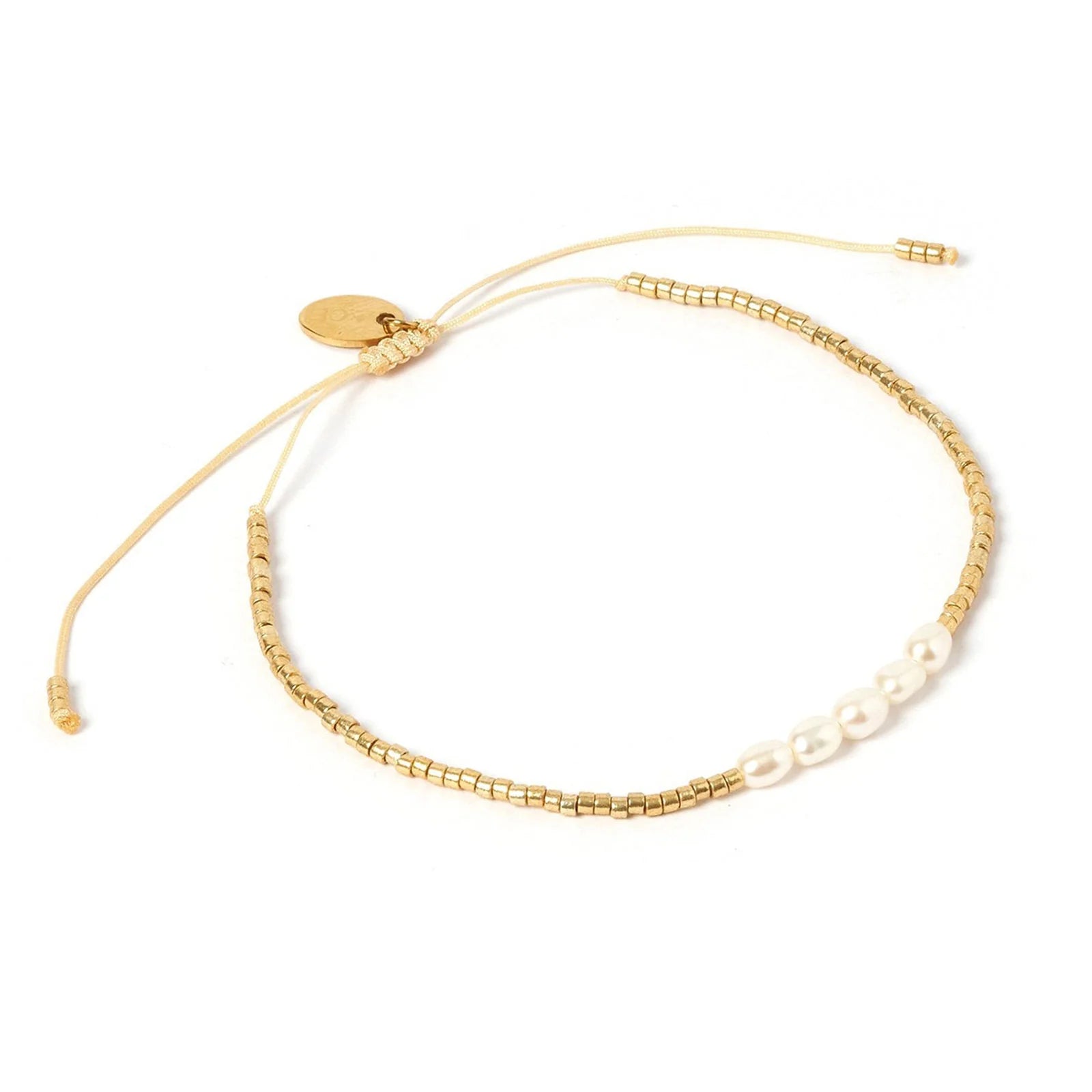 Seline Pearl Bracelet Gold