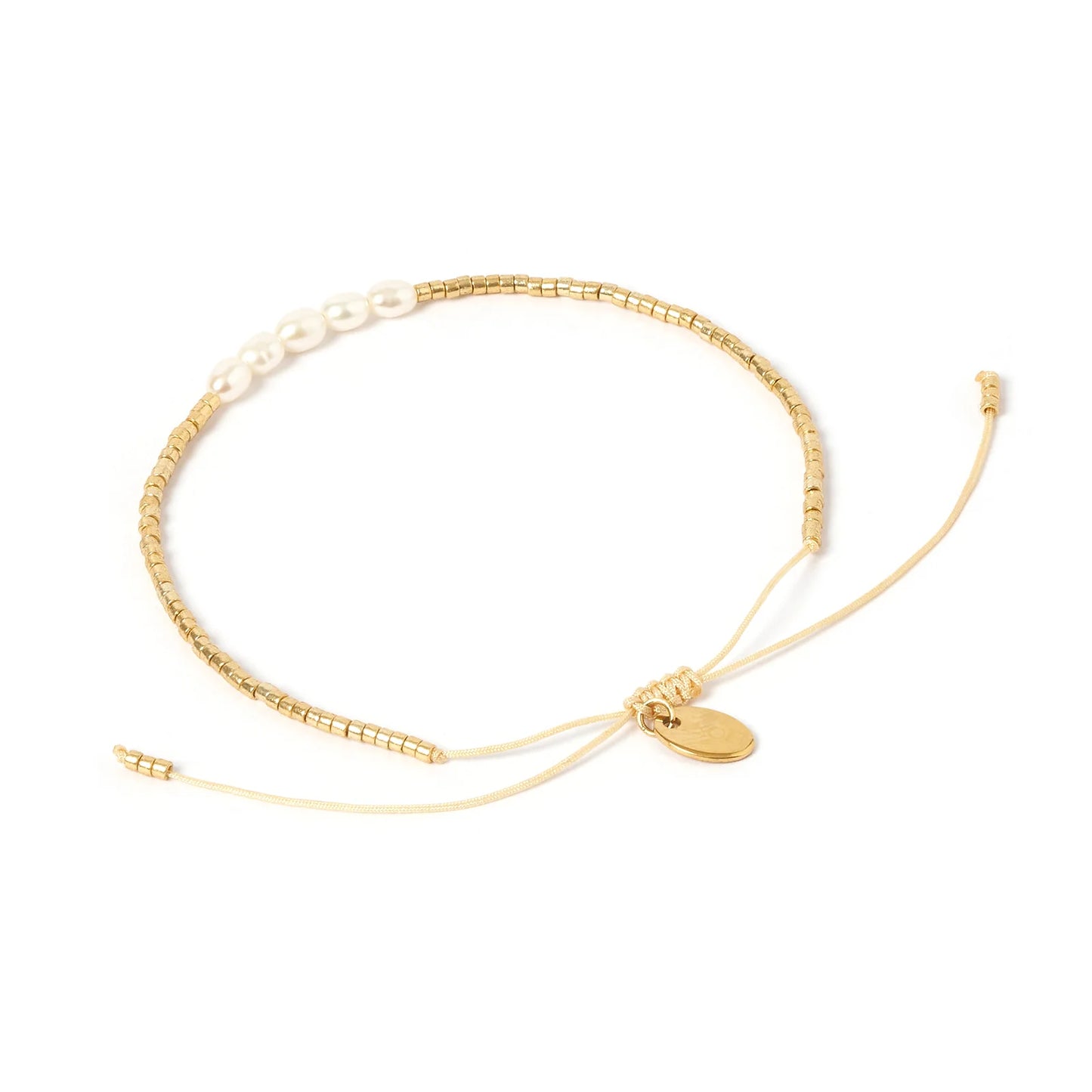 Seline Pearl Bracelet - Gold/Pearl