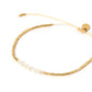 Seline Pearl Bracelet - Gold/Pearl