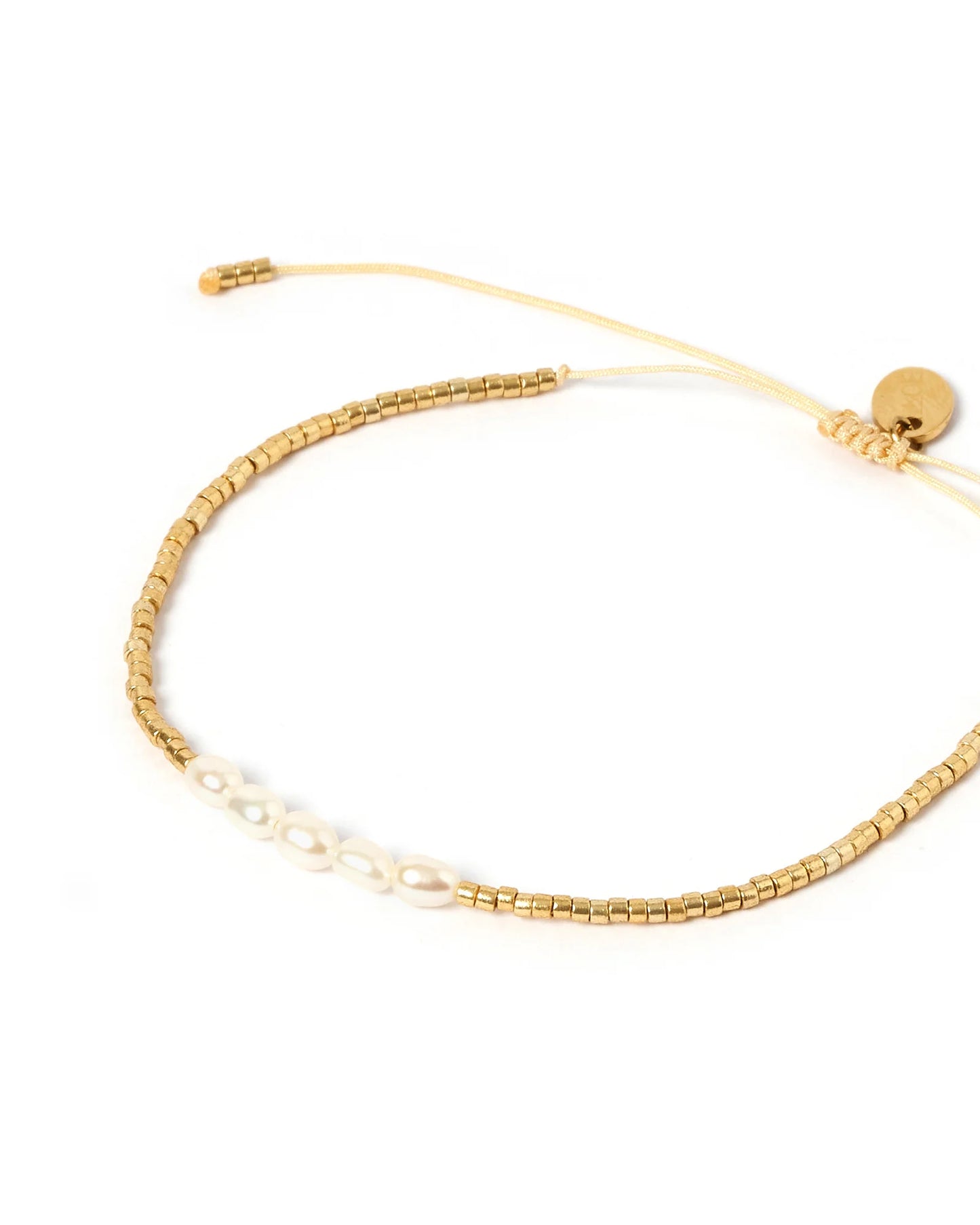 Seline Pearl Bracelet - Gold/Pearl