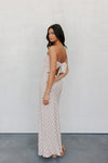 Tulsi Skirt - Beige/Sky Check