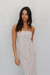 Tulsi Skirt - Beige/Sky Check