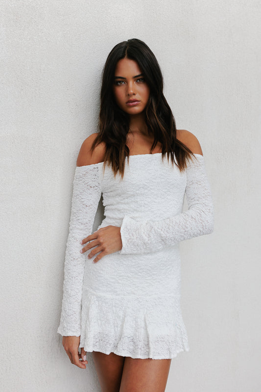 Stella Mini Dress - White